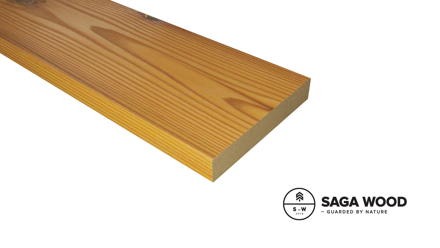 SAGA WOOD GRAN REKTANGULÆR VARMEBEHANDLET