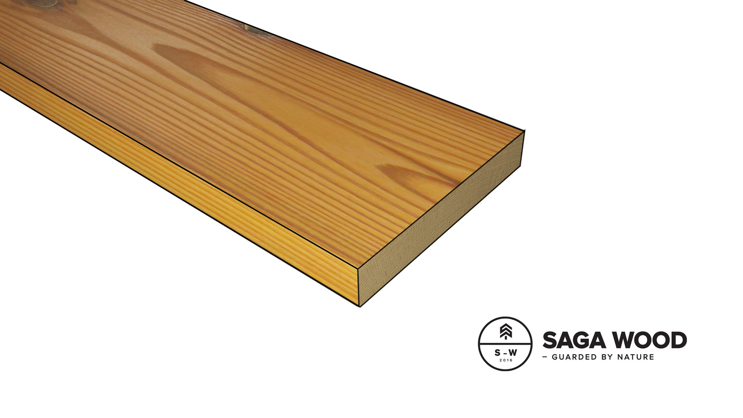SAGA WOOD SPRUCE SPS THERMOTREATED