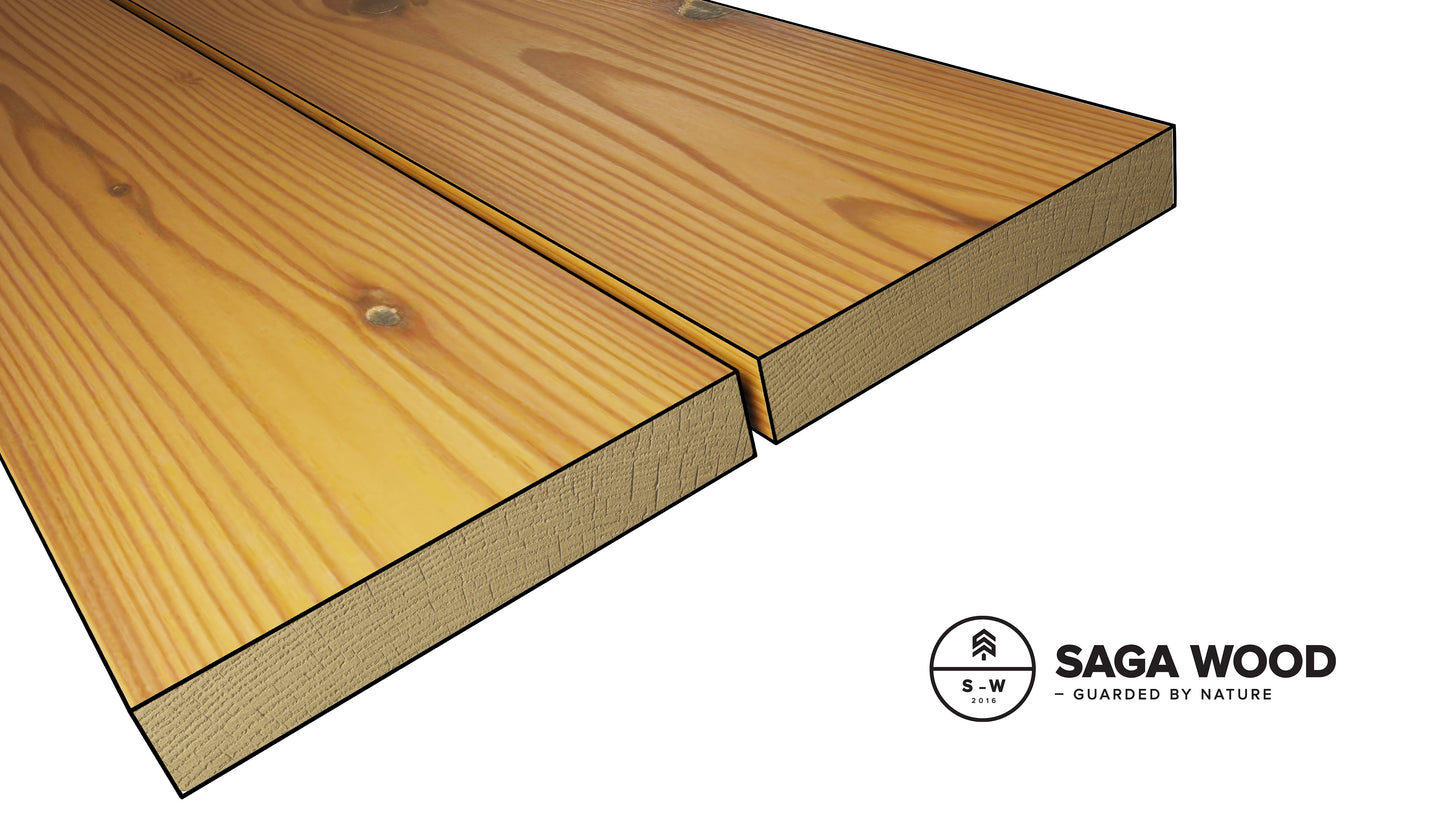 SAGA WOOD VARMEBEHANDLET RUSTIKK