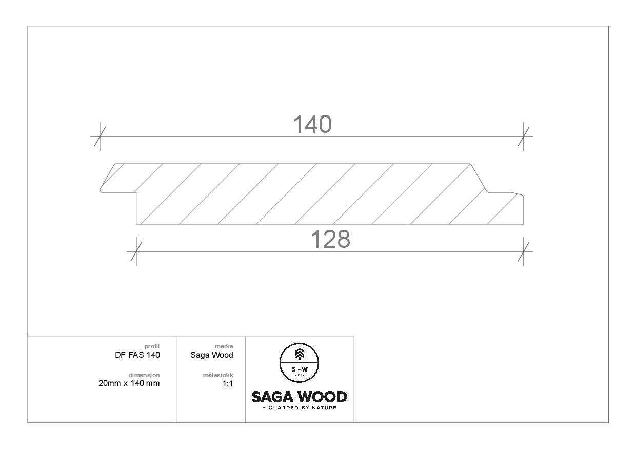 SAGA WOOD GRAN DF FAS VARMEBEHANDLET