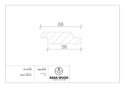 SAGA WOOD GRAN DF FAS VARMEBEHANDLET