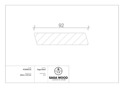 SAGA WOOD GRAN ROMBE VARMEBEHANDLET